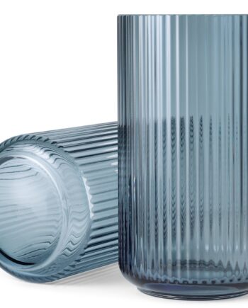 Lyngbyvasen 31 Cm  Glas   Midnight Blue