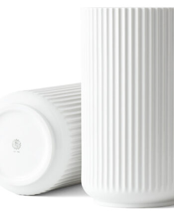 Lyngbyvasen 31 Cm  Porcelæn   Hvid