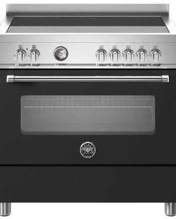 Mas95i1enet Master Induktionskomfur Med Ovn  90 Cm  Mat Sort