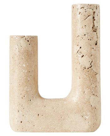 Minerva Lysestage  Creme