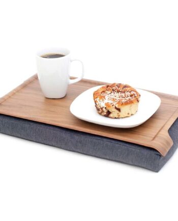 Mini Laptray Bakke Valnød Grå