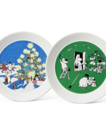 Mumitroldene Tallerkensæt Tegnet   Jul