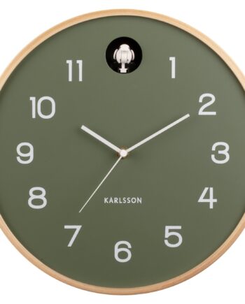 Natural Cuckoo Vægur 31 5 Cm  Grøn