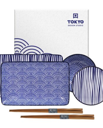 Nippon Blue Sushisæt 6 Dele