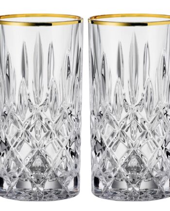 Noblesse Longdrinkglas  37 5 Cl  Gold  2 Stk