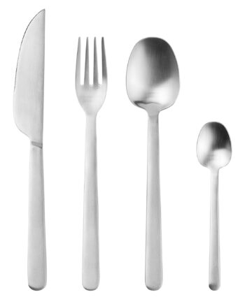 Nordic Bistro Bestiksæt 16 Dele  Rustfrit Stål