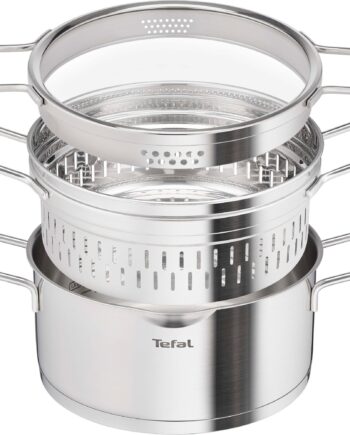 Nordica Gryde Med Dampindsats 4 8 Liter  Rustfrit Stål