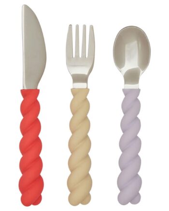 Oyoy Mini Mellow Børnebestik  Lavender Vanilla Red