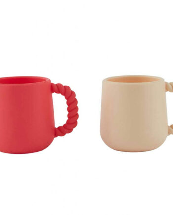 Oyoy Mini Mellow Børnekrus 2 Pak  Cherry Red