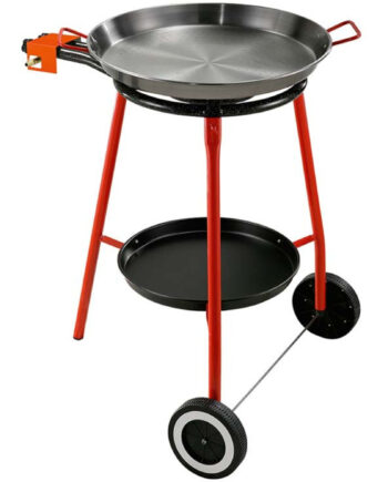 Paellapande 46 Cm Med Brænder Og Stativ