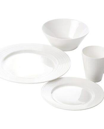 Passion Stelsæt I Cremehvid  16 Dele