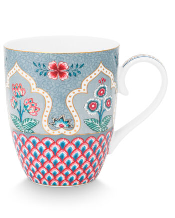 Pip Studio Flower Festival Krus 35 Cl  Blå