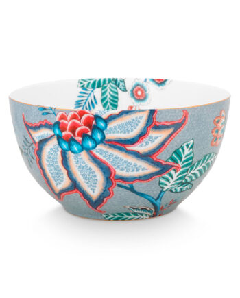 Pip Studio Flower Festival Skål 15 Cm  Blå