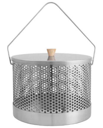 Popcorngryde 10 Liter  Rustfrit Stål