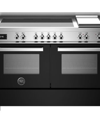 Pro125i2e Induktionskomfur Med Dobbelt Ovn Og Stegeplade 120 Cm  Sort