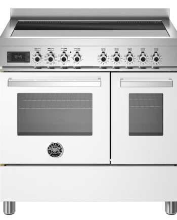 Pro95i2ebit Professional Induktionskomfur Med Dobbeltovn  90 Cm  Hvid