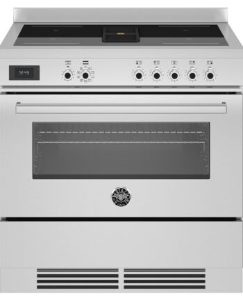 Proch94i1ext Komfur Med Integreet Emhætte 90 Cm  Rustfri Stål