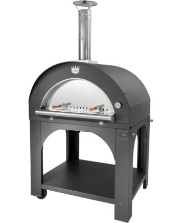 Pulcinella Brændefyret Pizzaovn 100x80 Cm  Antracit