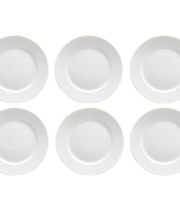 R? Rstrand Swedish Grace Hvid Tallerken 21 Cm 6 Pak