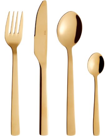 Raw Bestiksæt  24 Dele  Guld