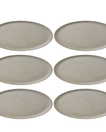 Raw Middagstallerken 28 Cm  Beige  6 Stk