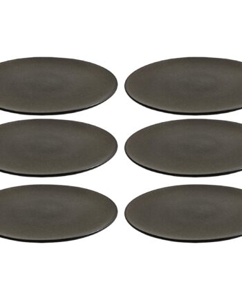 Raw Middagstallerken 28 Cm  Forest Brown  6 Stk