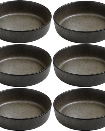 Raw Suppetallerken  Forest Brown  6 Stk