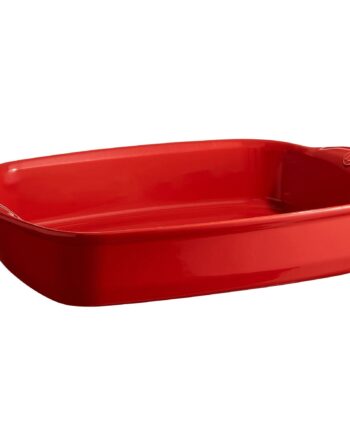 Rektangulær Ovnfast Fad  L  4 Liter  Rød