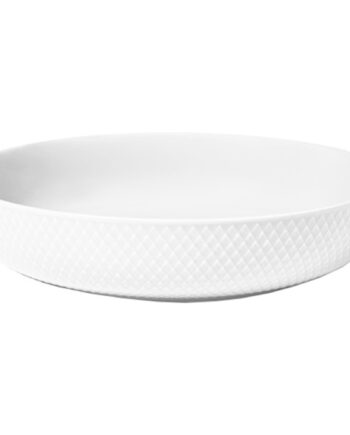 Rhombe Serveringsskål 28 Cm  Hvid