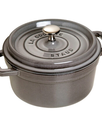 Rund Gryde 22 Cm 2 6 Liter Grafitgrå