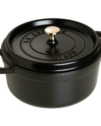 Rund Gryde 24 Cm 3 8 Liter Sort