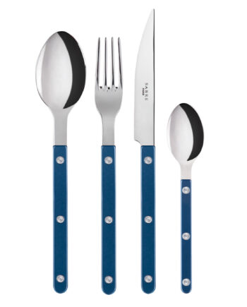 Sabre Bistrot Pearl Bestiksæt 4 Dele  Stålblå