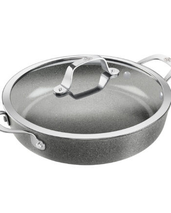 Salina Serveringspande Med Låg 28 Cm  Aluminium