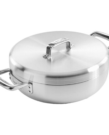 Samuel Groves Serveringspande Med Låg 28 Cm  Rustfrit Stål