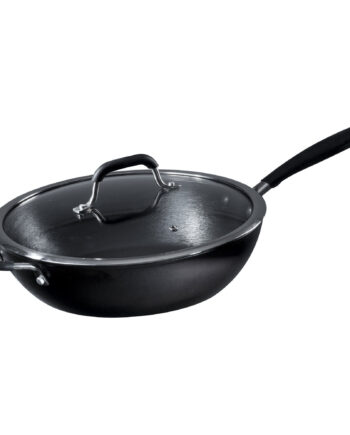 Saut? Rpande Med Glaslåg  28 Cm