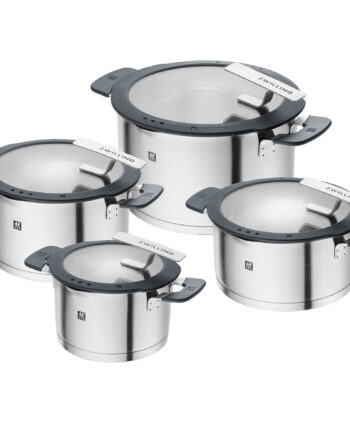 Simplify Grydesæt 4 Dele   4 Låg  Rustfrit Stål