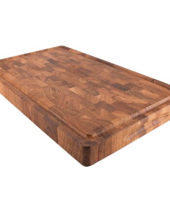 Skærebræt I Eg Med Rille  60x40x5 Cm