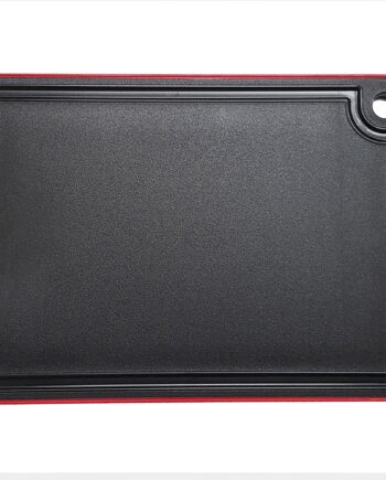 Skærebræt  Sort Rød  27 X 19 Cm