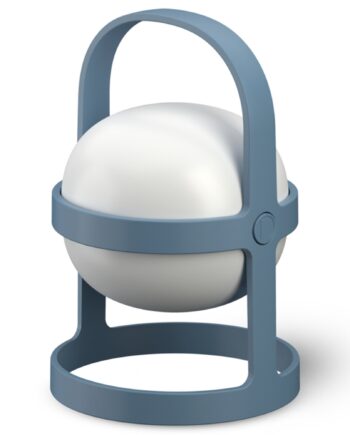 Soft Spot Solar Circular Lanterne 18 5 Cm  Sky Blue