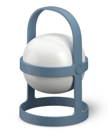 Soft Spot Solar Circular Lanterne 25 Cm  Sky Blue