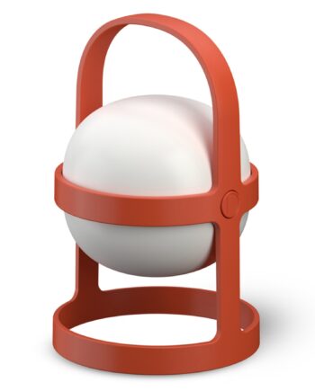 Soft Spot Solar Circular Lanterne 25 Cm  Terracotta