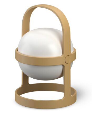 Soft Spot Solar Circular Lanterne 25 Cm  Wheat