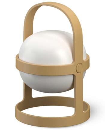 Soft Spot Solar Circular Lanterne 18 5 Cm  Wheat