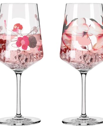 Sommersonett Vinglas  2 Stk   3 4