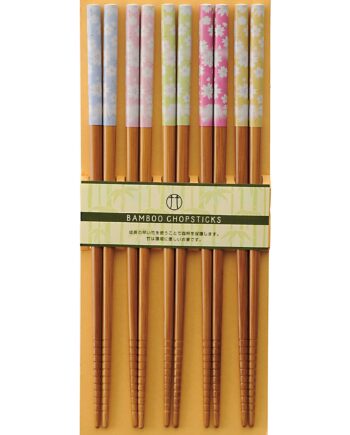 Spisepinde Susutake Tansai Sakura Wood 5 Sæt