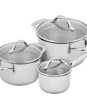 Sts Grydesæt 3 Dele  Rustfrit Stål