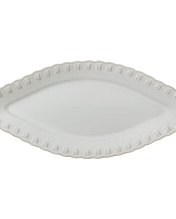 Tulipa Ovalt Fad  Hvid