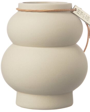 Vase Kurvig Beige 21 5 Cm