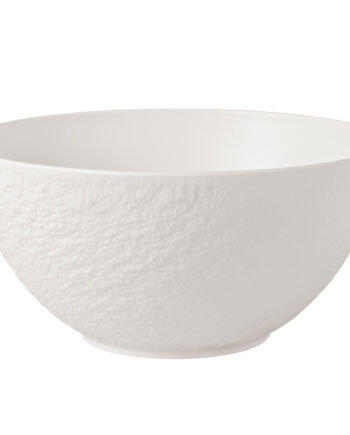 Villeroy   Boch Manufacture Rock Blanc Salatskål ø24 Cm  Hvid