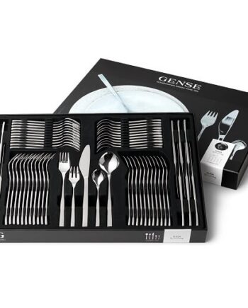 Gense Fuga Bestiksæt 60 Dele Mat Blank Stål